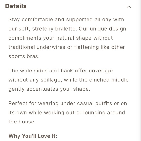 Savosy SoftSculpt Daily Wireless bra- XL and M Sienna BRAND NEW UNWORN - Picture 2 of 6